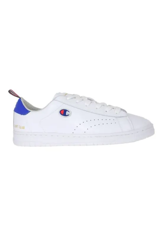Tenisi COURT CLUB PATCH - Piele - Alb - Alb
