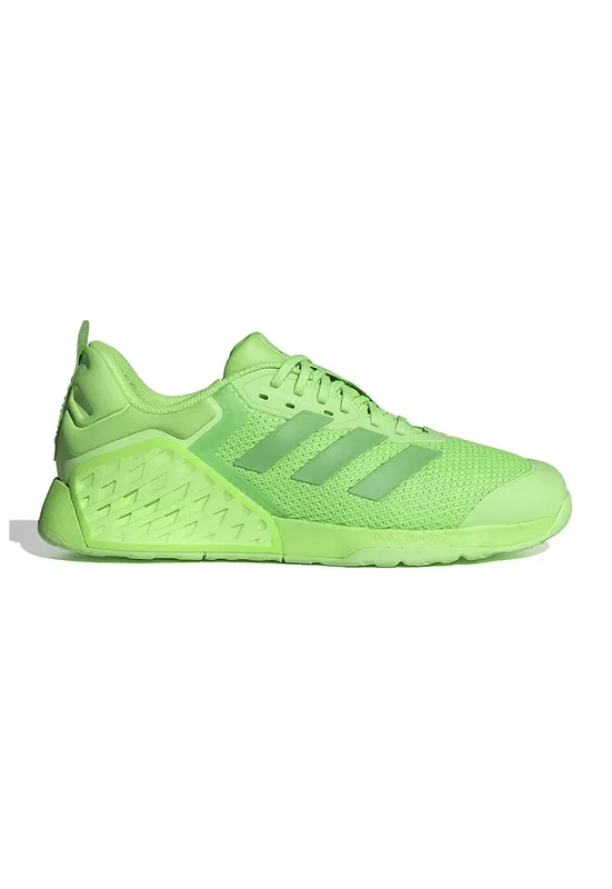 Pantofi cu logo pentru fitness Dropset 3 - Verde neon
