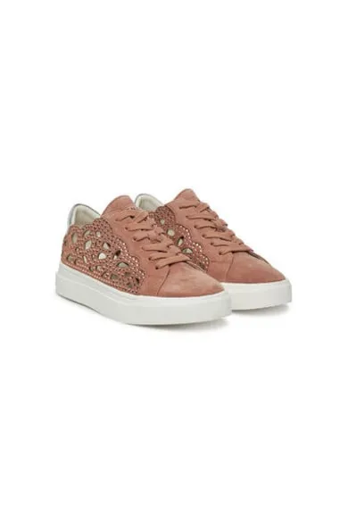 Pantofi sport dama - V250223 - Piele naturala - Roz