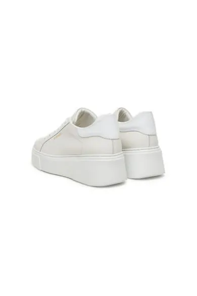 Pantofi sport dama - 1251390 - Piele naturala - Alb