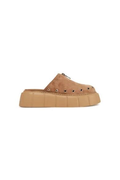 Slapi dama - 30102 - Piele naturala - Bej
