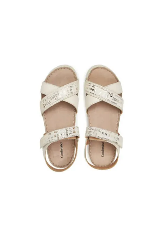 Sandale dama - 710223-81 - Piele naturala - Alb