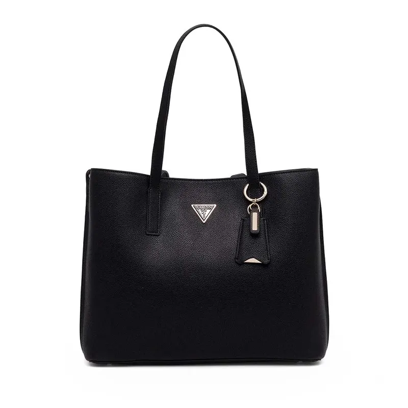 Poșetă tote femei Guess Meridian II neagră 911POSSHWBG6974230N