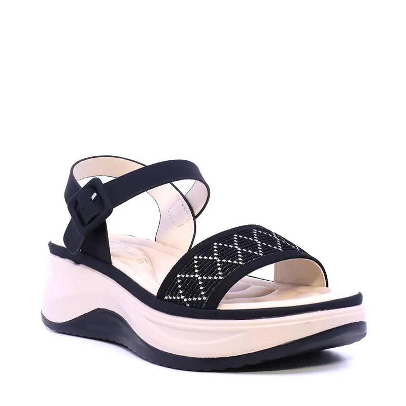 Sandale femei Solo Donna negre 2741DS7606N — imaginea 2