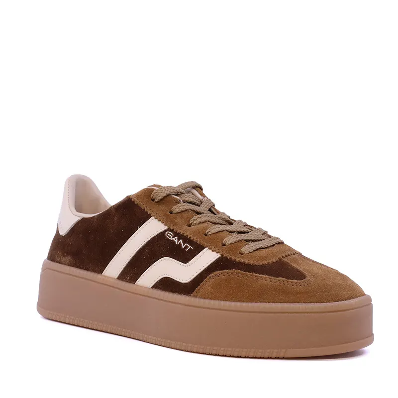 Sneakers femei Gant linia Cuzmani maro din piele întoarsă 1742DP538354VCO — imaginea 2