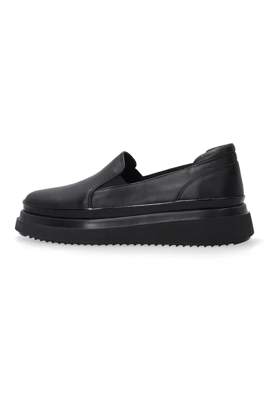 Pantofi tip loafer cu talpa wedge