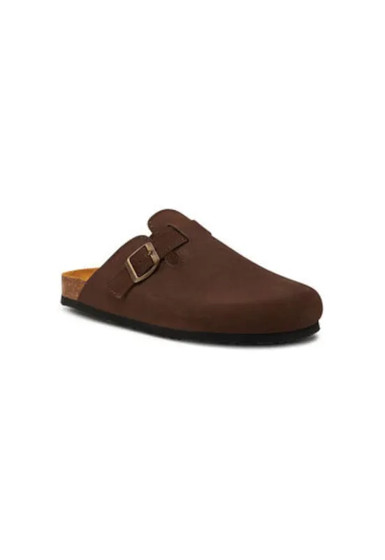 Slapi barbati Dr Brinkmann - 600355 - Piele naturala - Maro - Maro