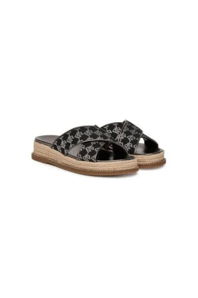 Espadrile dama K1564874 - Textil - Negru