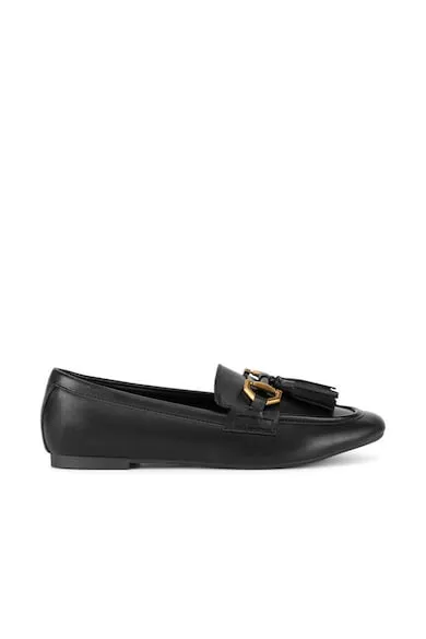 Mocasini dama 5903698046808 - Sintetic - Negru - Negru
