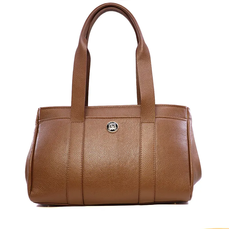 Poșetă shopper femei Enzo Bertini taupe din piele 154POSP3652TA