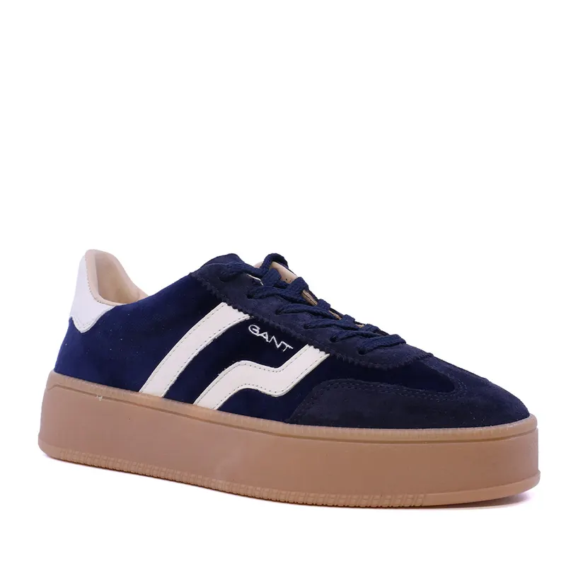 Sneakers femei Gant linia Cuzmani bleumarin din piele întoarsă 1742dp538354vbl — imaginea 2