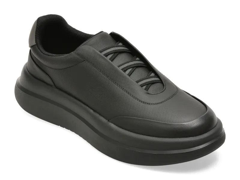 Pantofi sport EPICA negri, 6006, din piele naturala