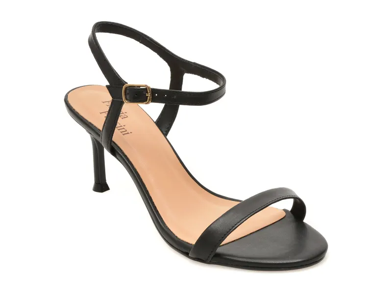 Sandale elegante FLAVIA PASSINI negre, 373402, din piele naturala