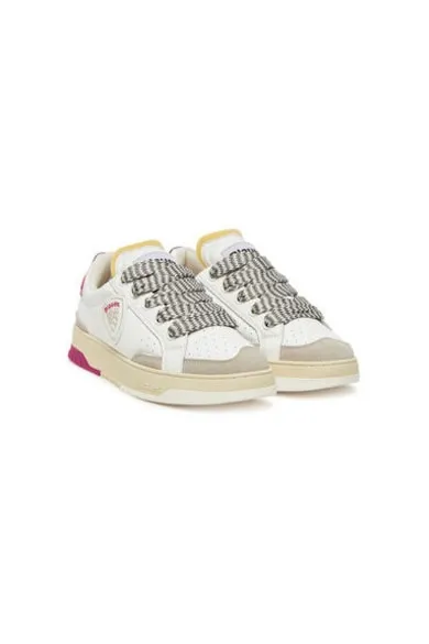 Pantofi sport dama - S5ADEL02/LEA - Piele naturala - Alb - Alb