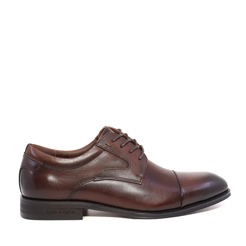 Pantofi derby bărbați Luca di Gioia maro din piele naturală 2930bp55107m