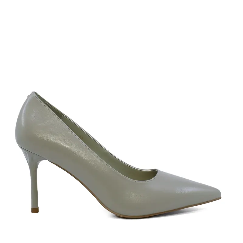 Pantofi stiletto femei Luca di Gioia verde din piele 1261DP8671V