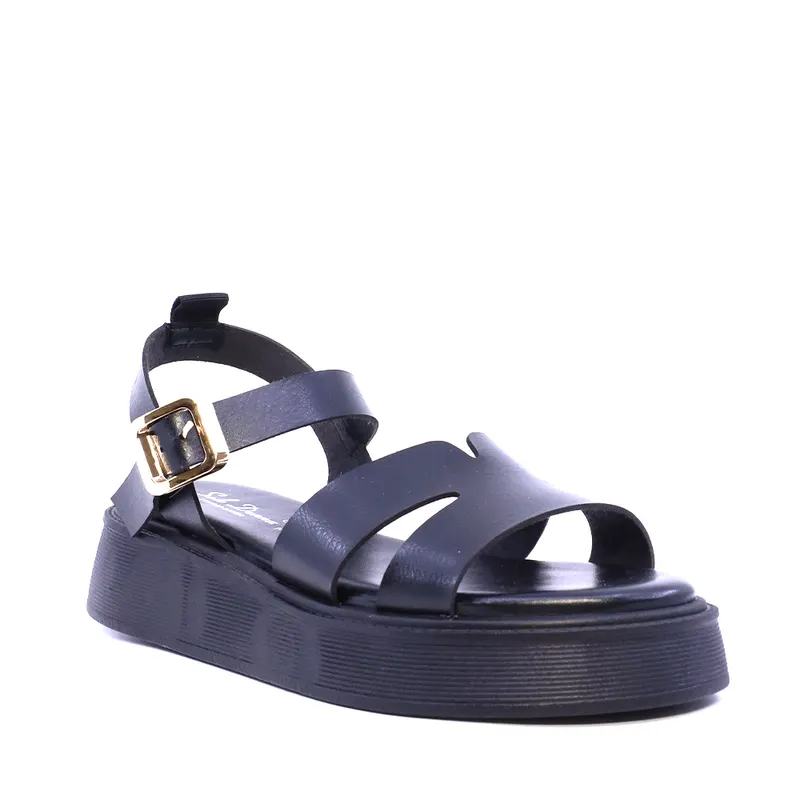 Sandale femei Solo Donna negre 2741DS5993N — imaginea 2