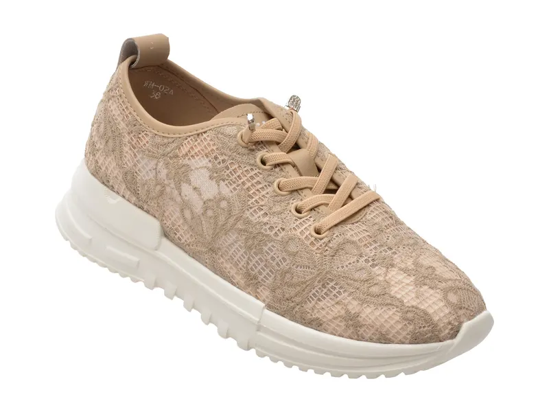 Pantofi FLAVIA PASSINI bej, WM02, din material textil