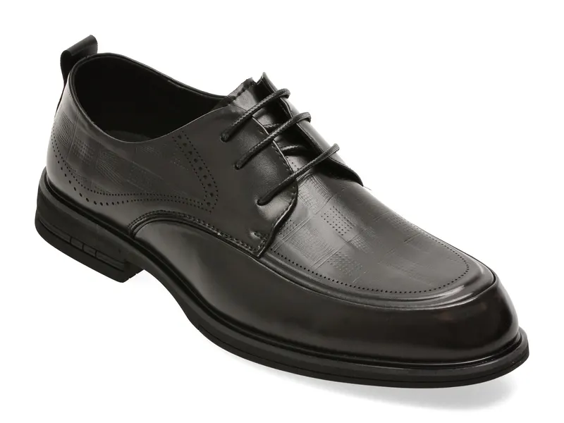 Pantofi eleganti BITE THE BULLET negri, 89628, din piele naturala