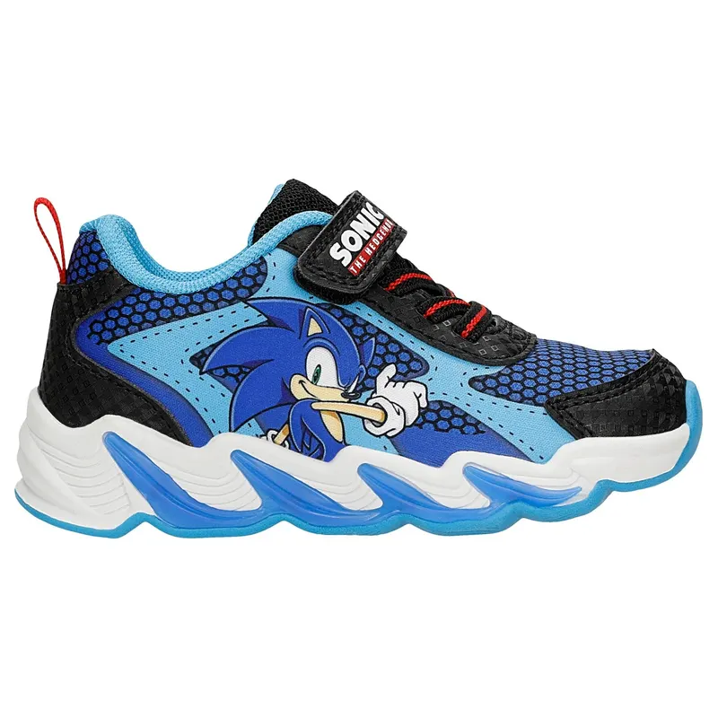 Sneakers Sonic albastru-negru cu tălpi luminoase BARTEK 87029-46
