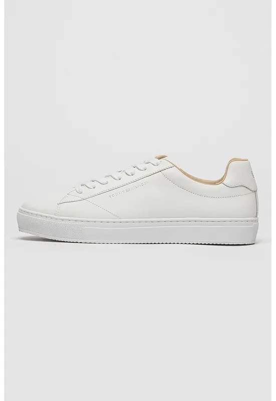 Pantofi sport low-cut din piele Premium Cupsole - Alb