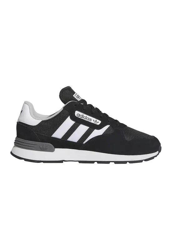 Pantofi sport Treziod 2 cu garnituri din piele intoarsa - Negru/Alb optic