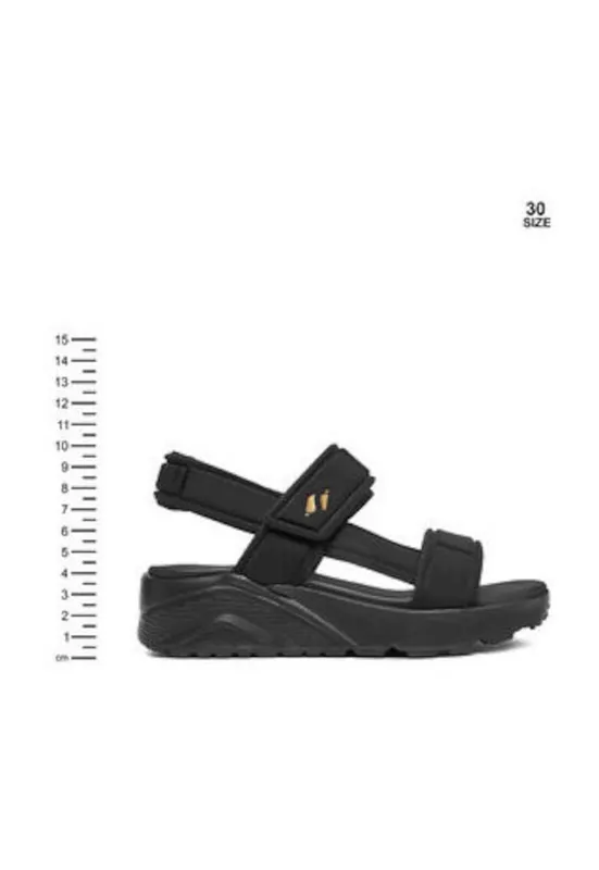 Sandale fete - 310372L - Textil - Negru - Negru