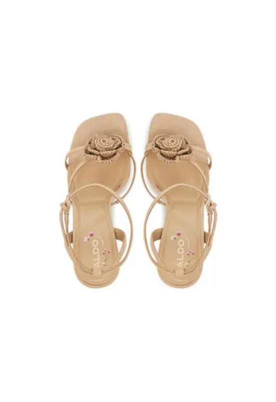 Sandale dama - 13966744 - Piele naturala - Bej