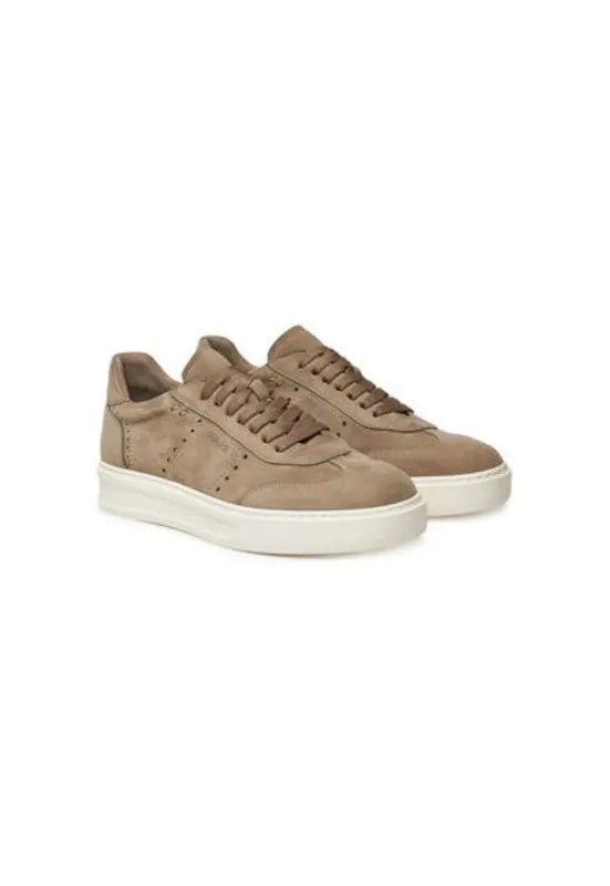Pantofi sport barbati - FU0261.A07ZIPMOB082 - Piele naturala - Maro
