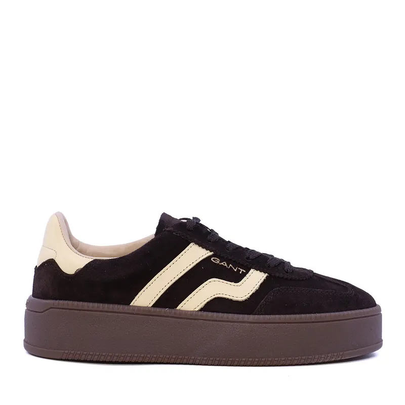 Sneakers femei Gant linia Cuzmani maro din piele întoarsă 1742DP533352VM