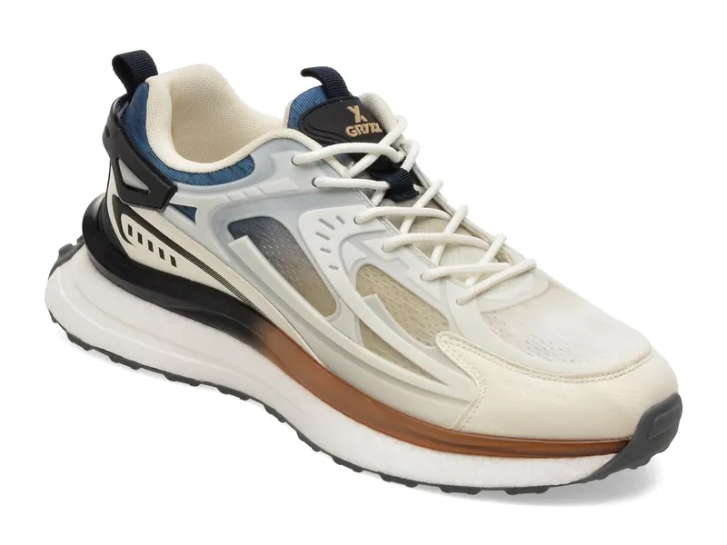 Pantofi sport GRYXX albi, 33398, din material textil