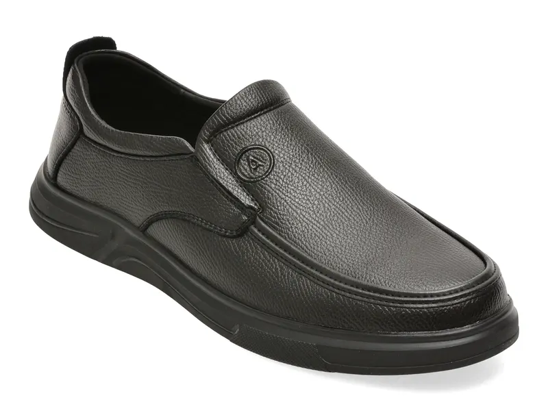 Pantofi BITE THE BULLET negri, 89635, din piele naturala