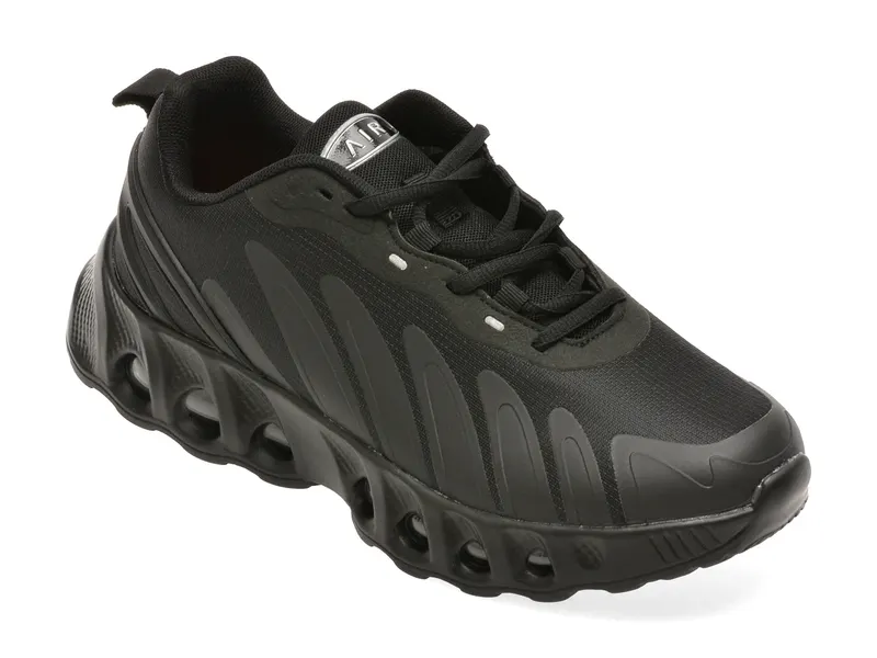 Pantofi sport BITE THE BULLET negri, M26, din material textil