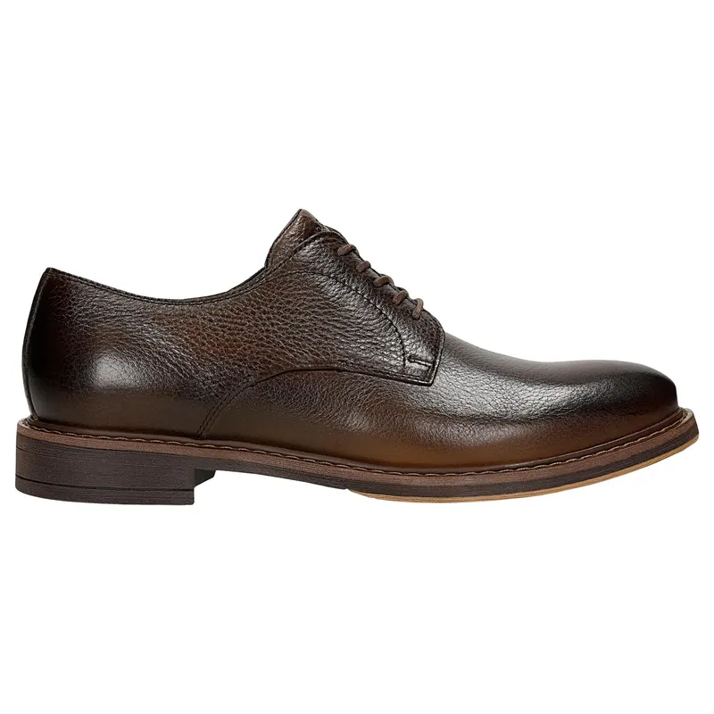 Pantofi eleganți maro din piele granulată bărbați