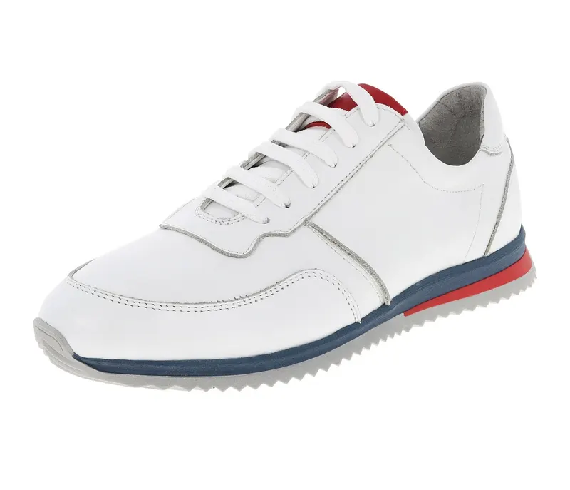 Pantofi Piele Naturala Alb Pas
