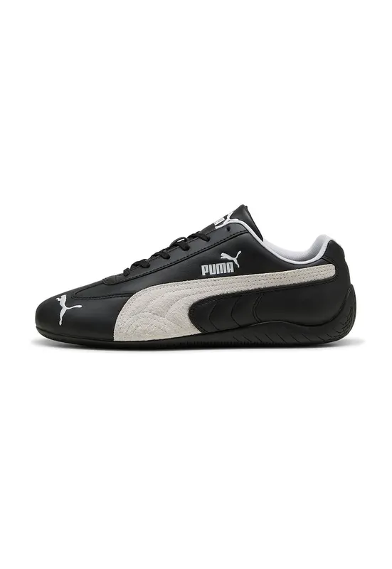 Pantofi sport unisex Speedcat din piele - Negru/Gri deschis
