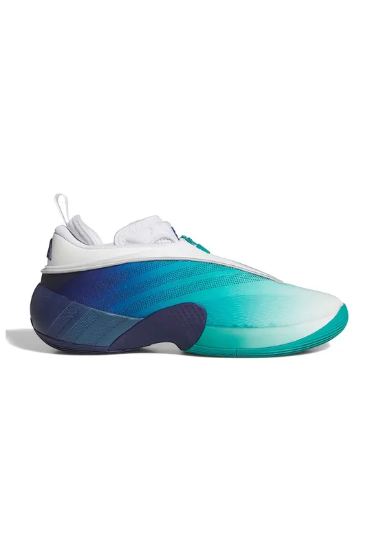 adidas Performance - Pantofi cu fermoar - pentru baschet - Alb/Verde aquamarin