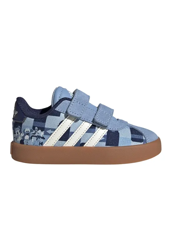 Pantofi de piele intoarsa Disney Mickey VL Court - Albastru pastel/Bleumarin