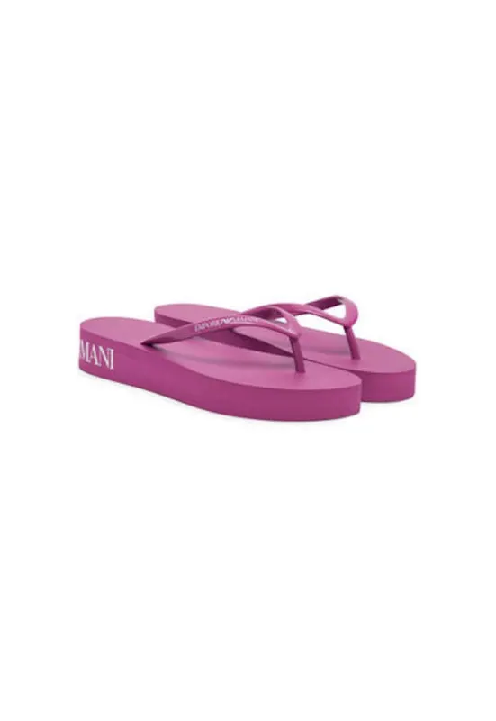 Papuci flip-flop dama XVQS09 XN118 - Sintetic - Roz - Roz