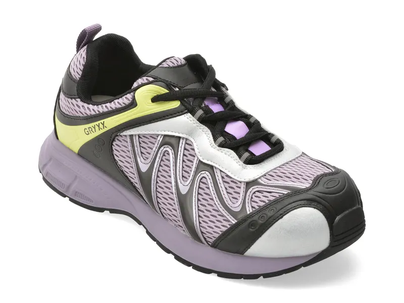 Pantofi sport mov, 2839, din material textil