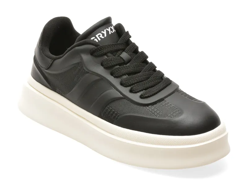 Pantofi sport negri, Y2001, din piele naturala