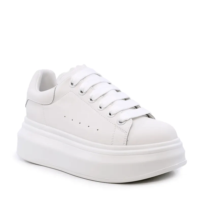 Sneakers ușori femei Luca di Gioia albi din piele 3842dp216a — imaginea 2
