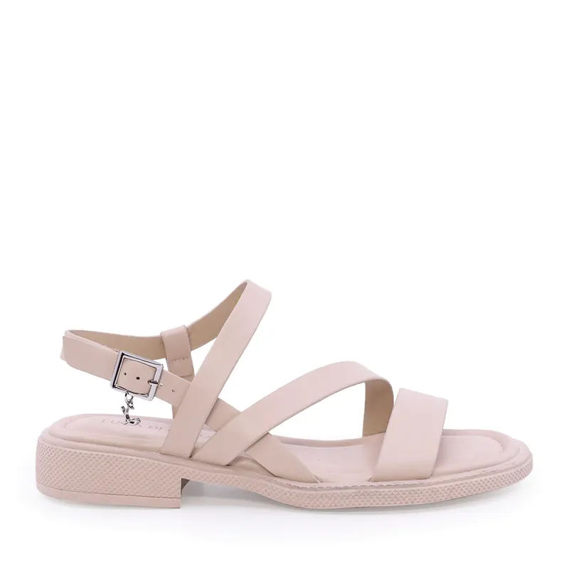 Sandale femei Luca di Gioia bej din piele 1299DS7231BE
