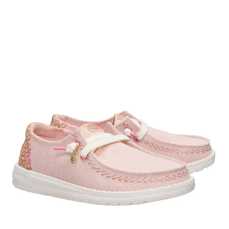 Mocasini ușori femei HeyDude Wendy Break Surf roz 3091DM45217RO — imaginea 2