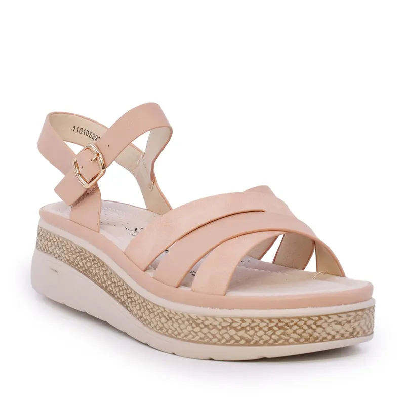 Sandale femei Solo Donna roz cu elemente deco 1161DS2910RO — imaginea 2