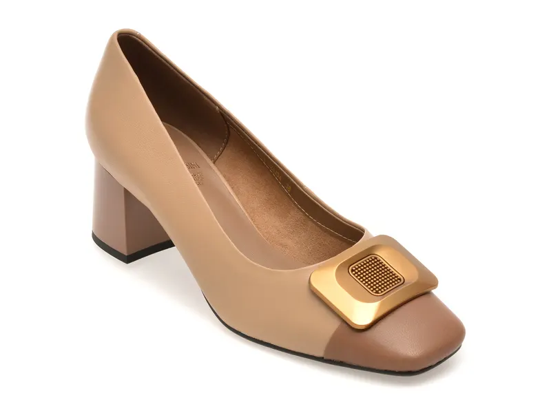 Pantofi eleganti FLAVIA PASSINI maro, 4F3863, din piele naturala