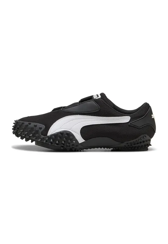 Pantofi sport Mostro OG low-cut din material textil - Alb/Negru