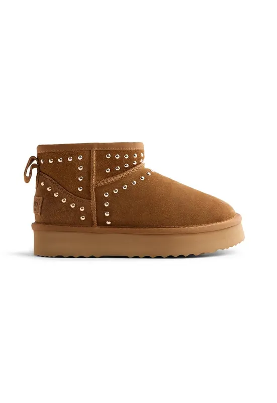 Ghete de piele intoarsa Agder Australian - Maro
