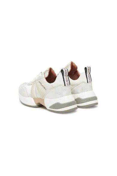 Pantofi sport dama - ASBBMBW - Textil - Alb