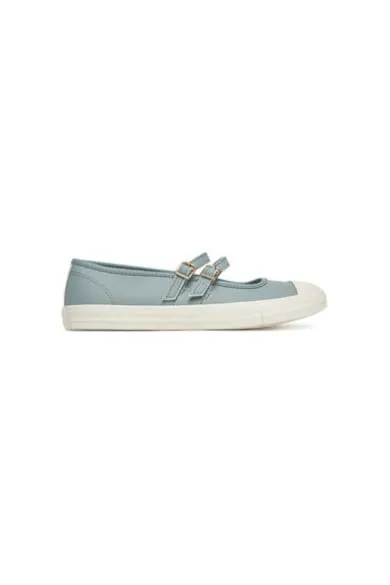 Balerini A11492C - Piele ecologica - Albastru - Albastru